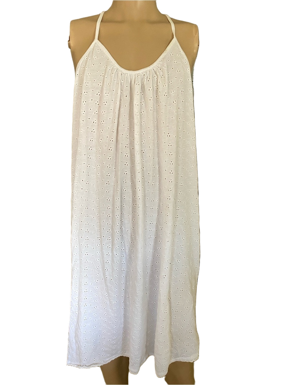 Dreams & co White Eyelet cotton nightgown